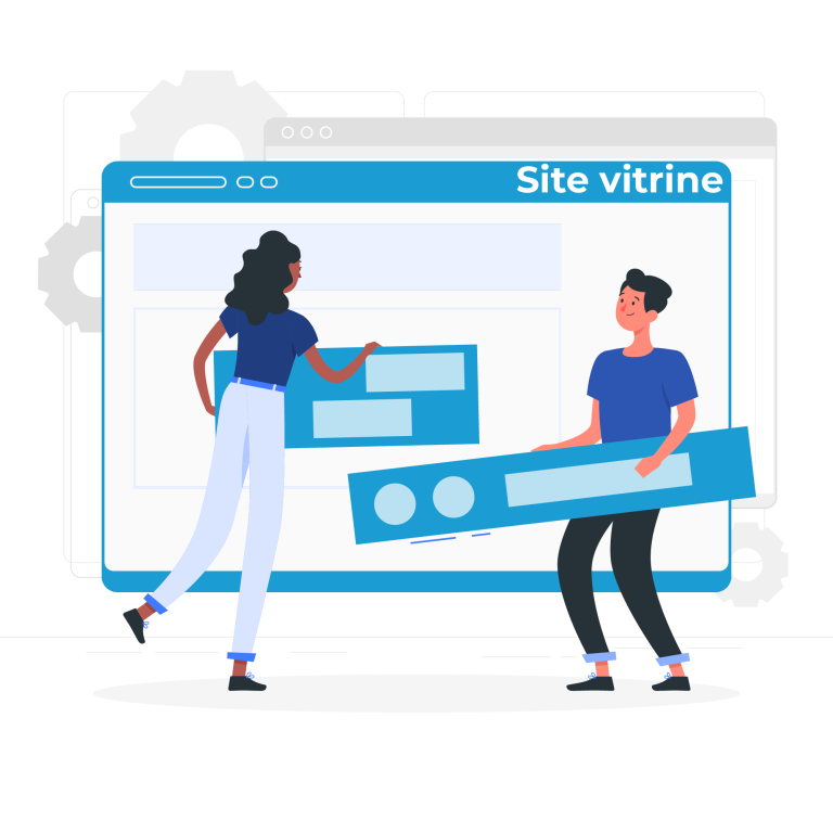 image illustrant création site vitrine